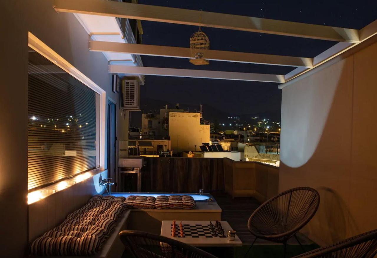 Tiny Central Penthouse, Big Terrace Kalamata Exterior foto